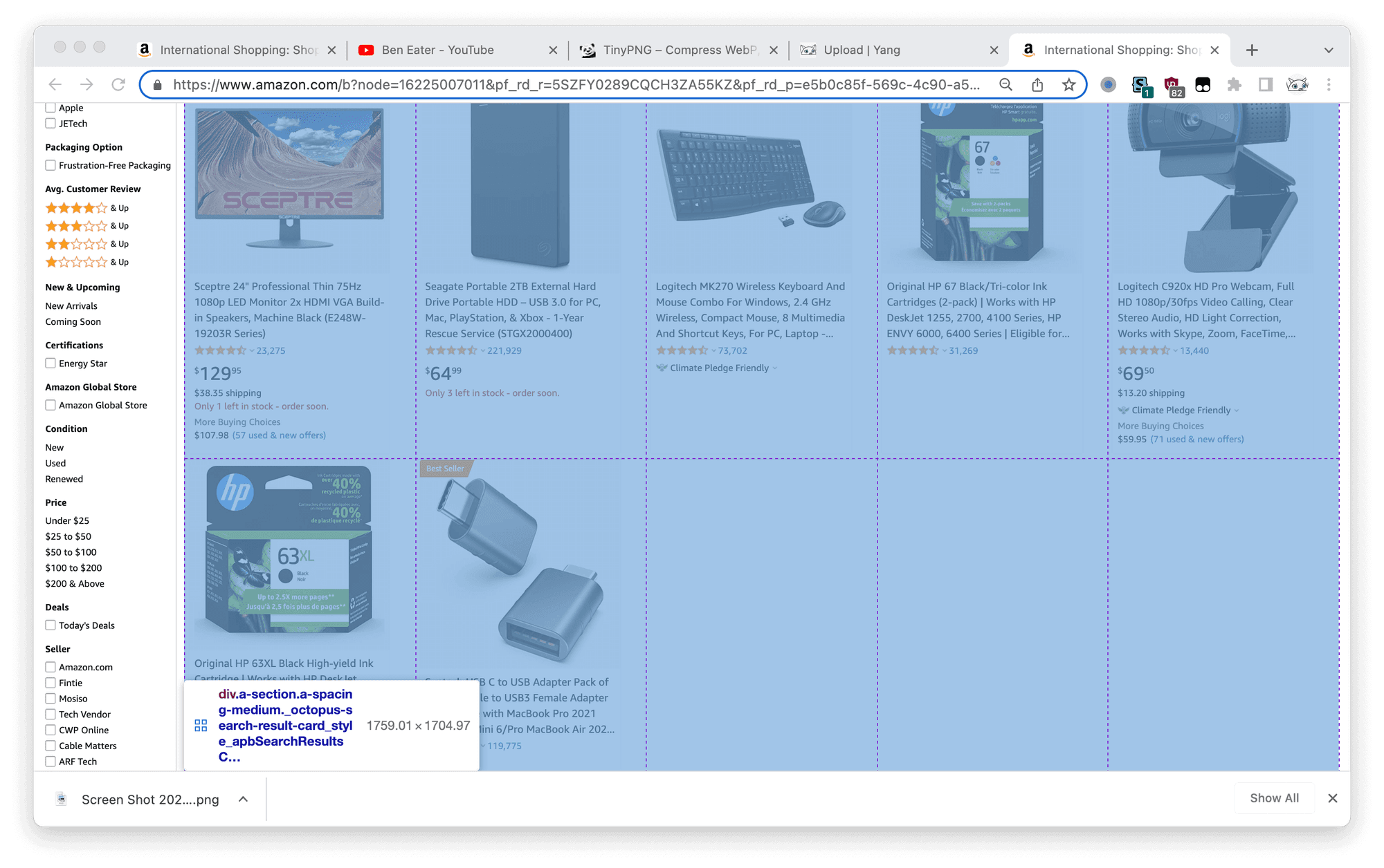 amazon goods in grid layout amazon goods in grid layout