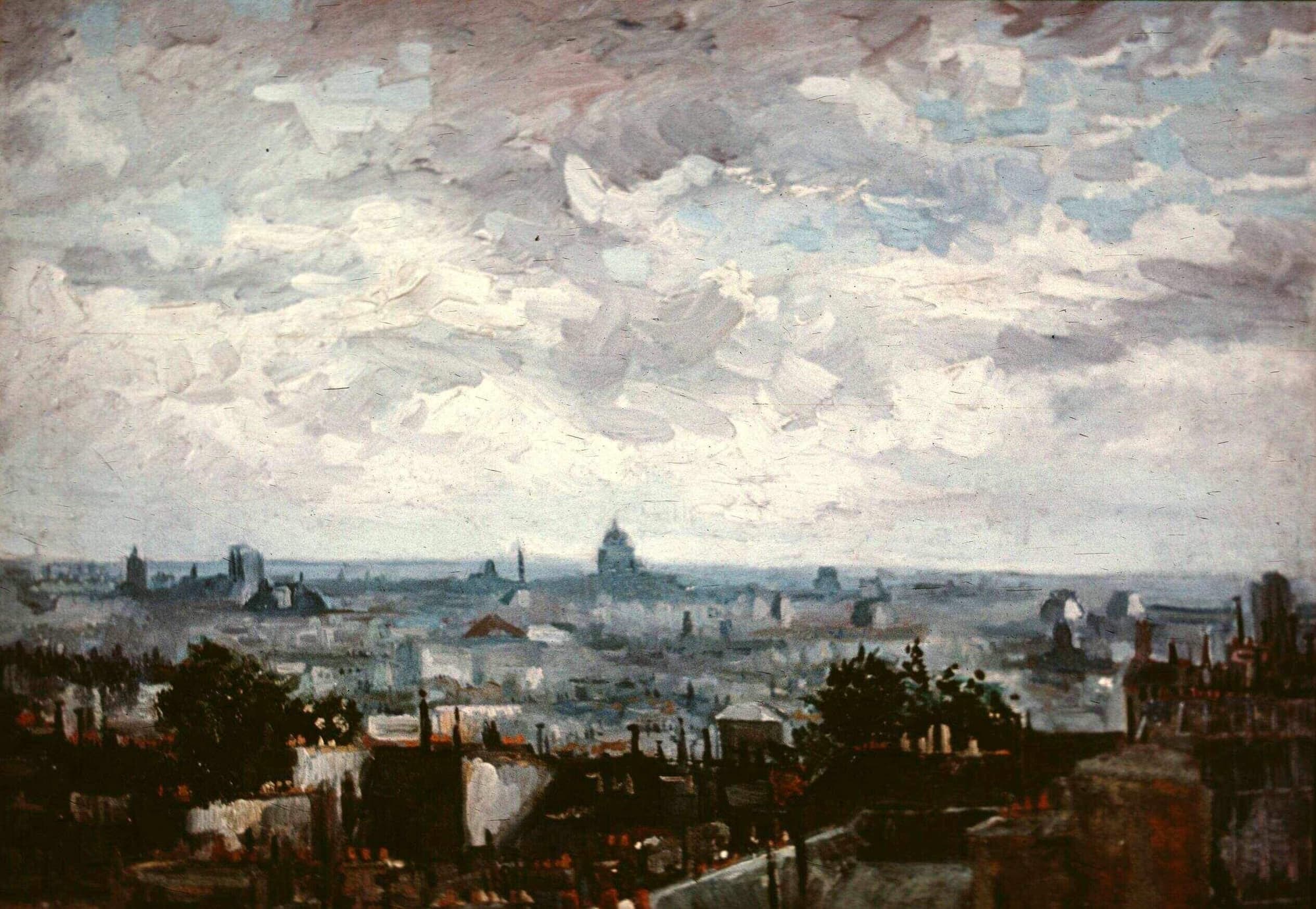 View of the Roofs of Paris