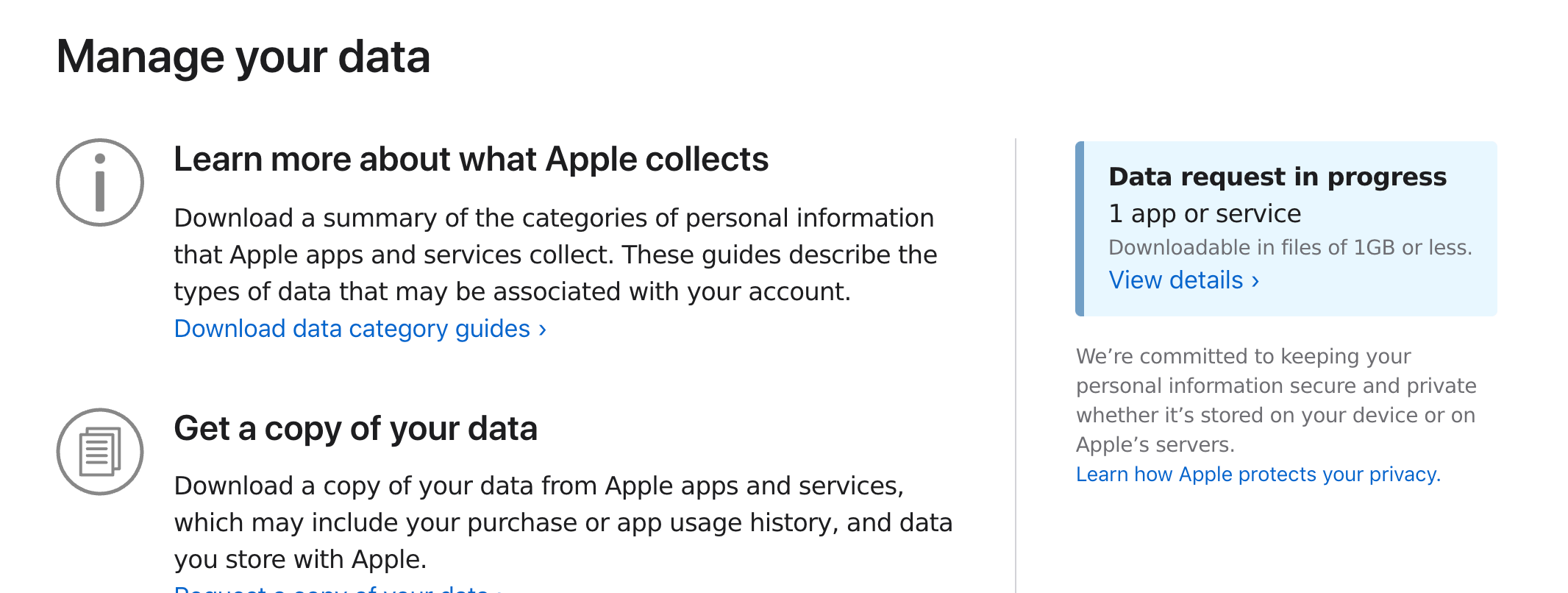 Back to the first page we visited, we may notice that a data request in progress appears at the sidebar. Back to the first page we visited, we may notice that a data request in progress appears at the sidebar.